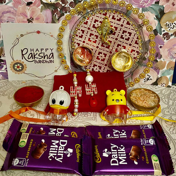 Family set with chocolates