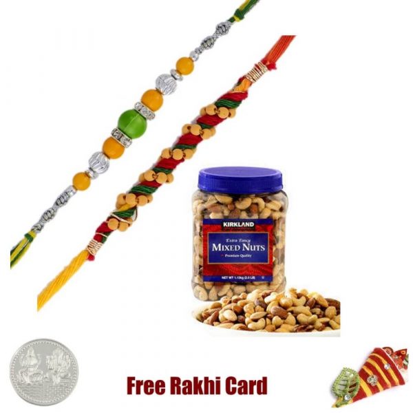 2 Rakhis Kirkland Mixed Nut Jar