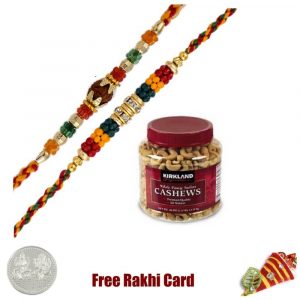 2 Rakhis Kirkland Cashew Nut Jar