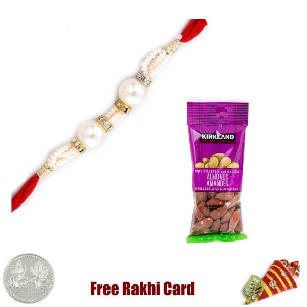 Pearl Rakhi with Almonds