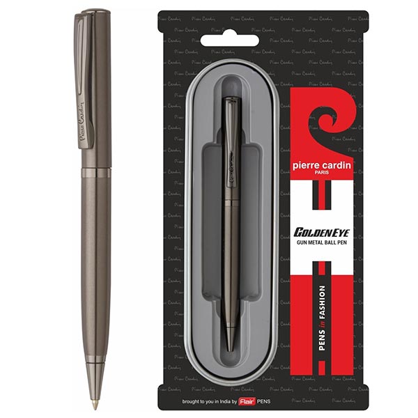 Pierre Cardin Golden Eye Gun Metal Ball Pen