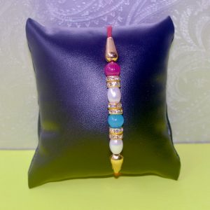 Colourful Pearl Rakhi Thread