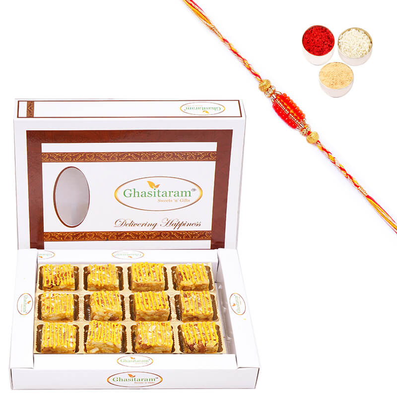 Mango Dryfruit Bites 12 pcs with Rakhi