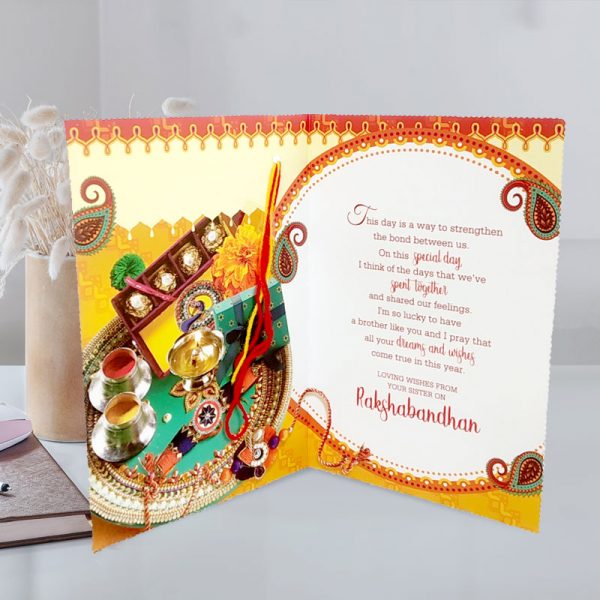 Rakhi Greetings for Brother with Rakhi