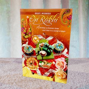 Best Wishes Rakhi Greetings Card