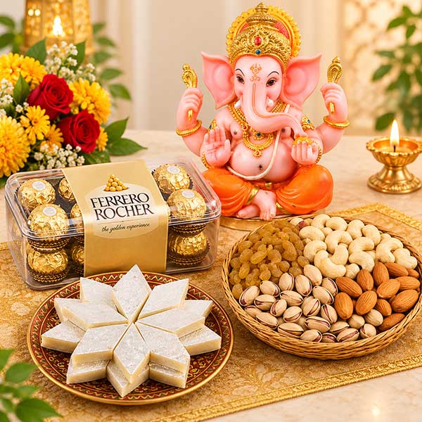 Royal Ganesha Gift Basket