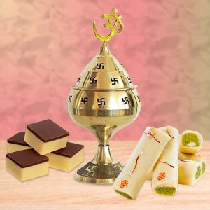 Diwali Akhanda Diya Sweets Hamper