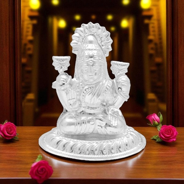 Lakshmi Devi Silver Idol