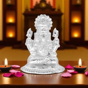 Ganesha Silver Idol