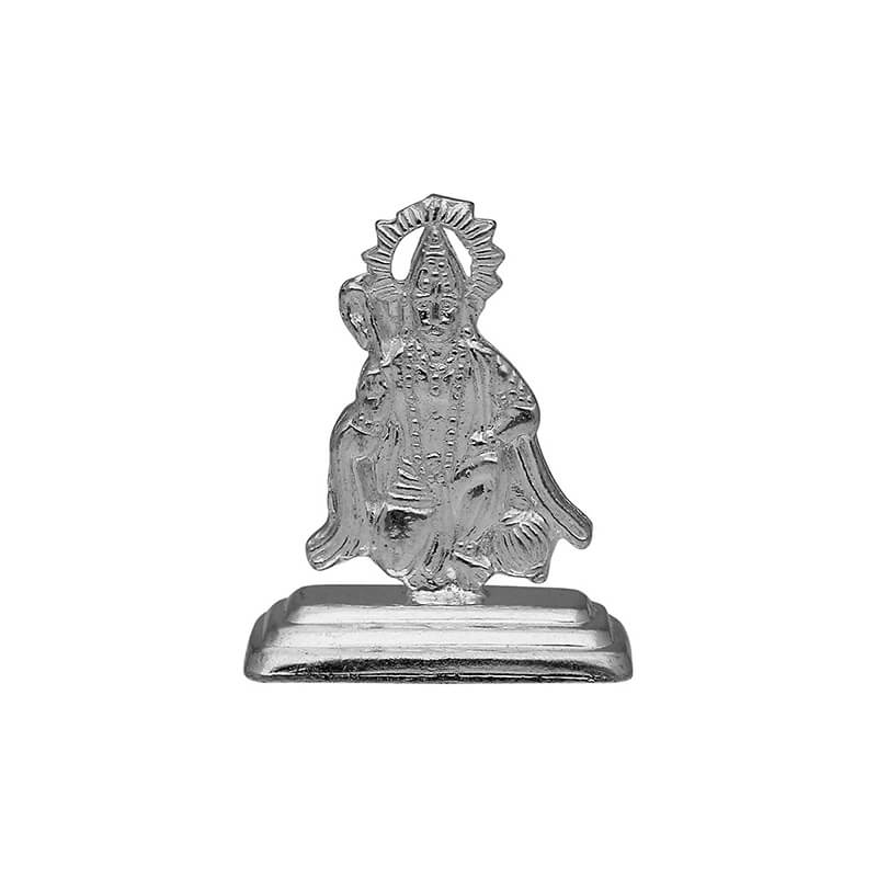 Lord Hanuman Silver Idol