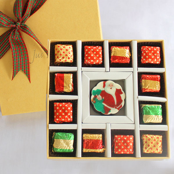 Christmas Edible Chocolate Message – Santa Claus