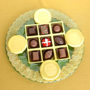 Chocolate Truffles and Bisks Platter