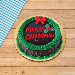 Merry Christmas Chocolate Cake