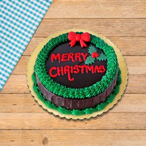 Merry Christmas Chocolate Cake