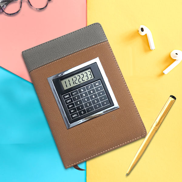 Diary with Calculator and Parker Ball Pen