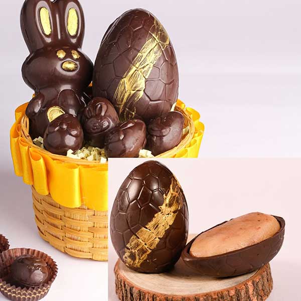 Vegan Easter Combo with Bunnies and Eggs
