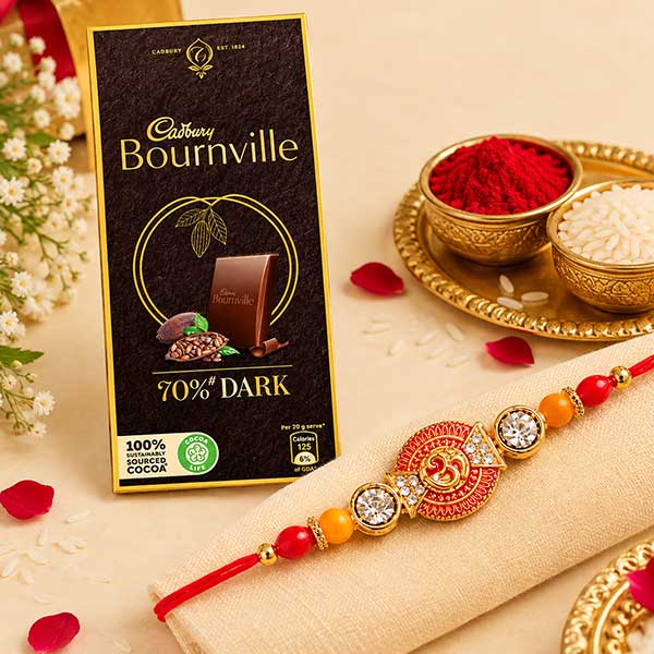 Cadbury Bounville Dark Chocolate with Rakhi