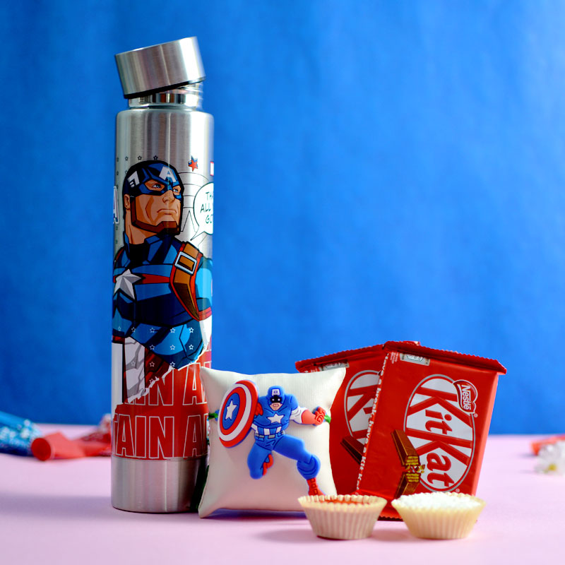 Captain America Kids Rakhi Hamper