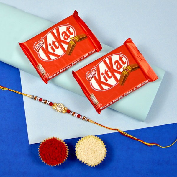 Best Rakhi with Kitkat Chocolates