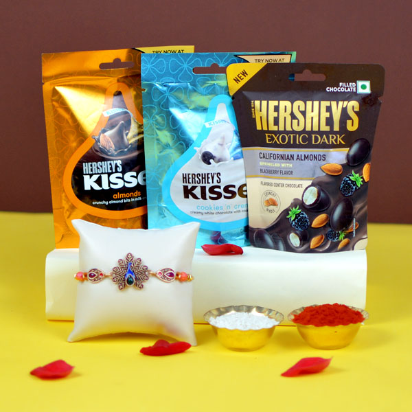 Hershey's Chocolate Combo with Rakhi