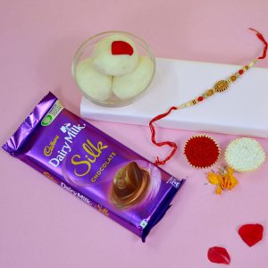 Rasgulla with Rakhi for Brother