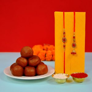 Haldiram Gulab Jamun with Bhaiya Bhabhi Rakhi