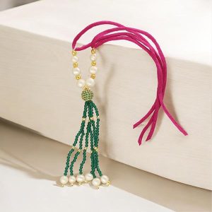 Alluring Designer Lumba Pearl Rakhi