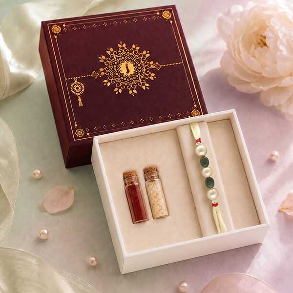Delights Precious Pearl Rakhi