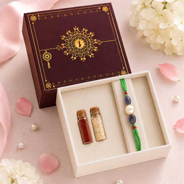 Radiance Precious Pearl Rakhi