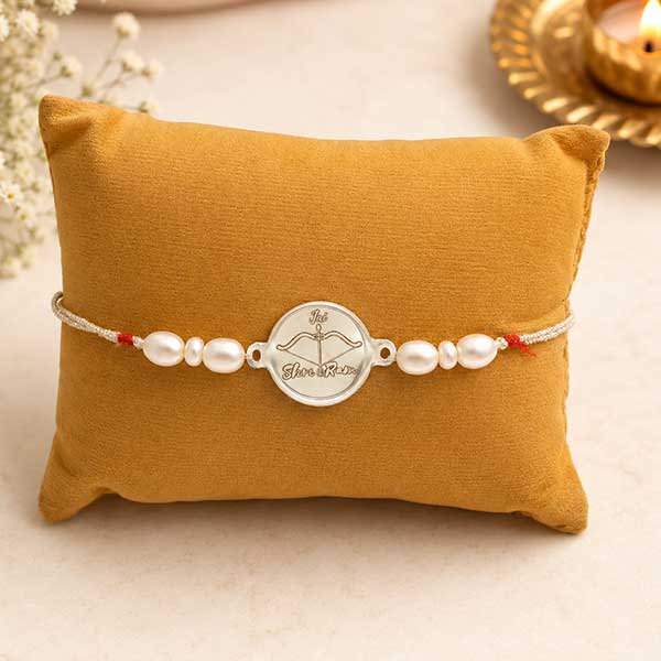 Shri Ram Dhanush Silver Rakhi