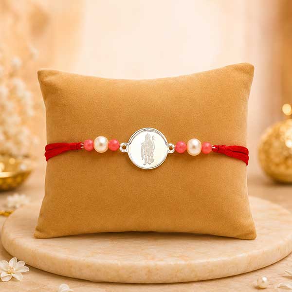 Lord Hanuman Silver Design Rakhi