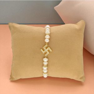 Swastik 925 Silver Rakhi