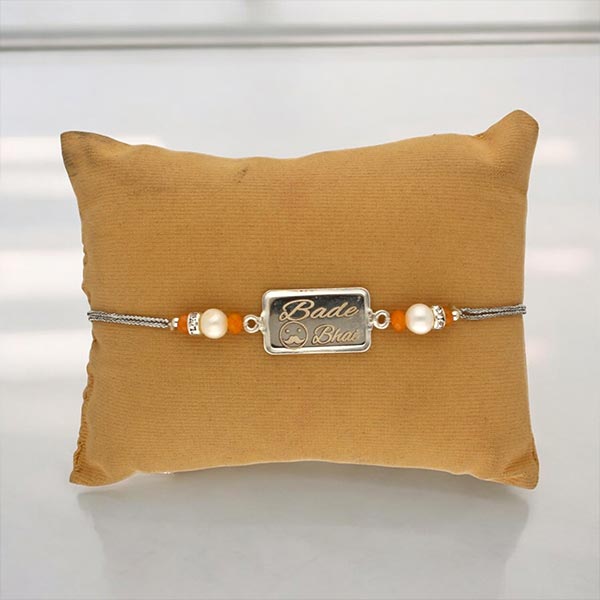 Elegant Bade Bhai Silver Rakhi