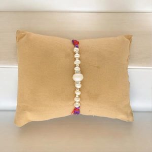 Designer Fresh Water Pearl Rakhi for Brother