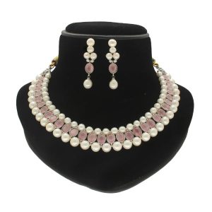 Zuri Pearl Choker Set