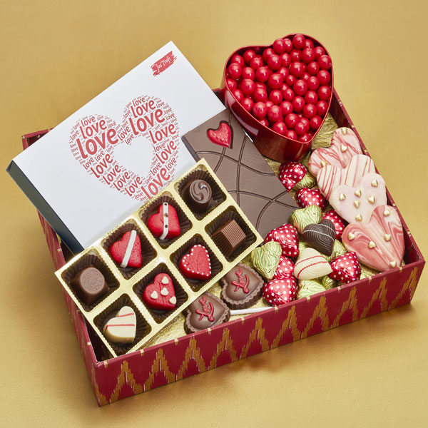 Love-Struck Chocolate Medley Hamper