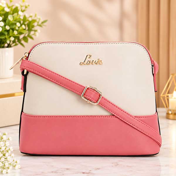 Elegant Lavie Pink Crossbody Bag