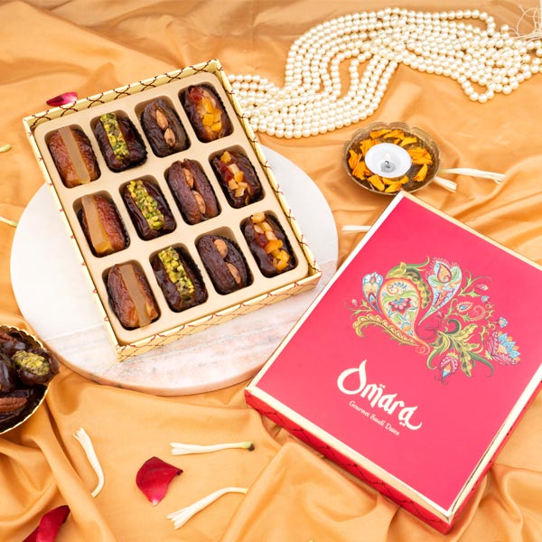 Premium Filled Dates Gift Box of 12 Pcs