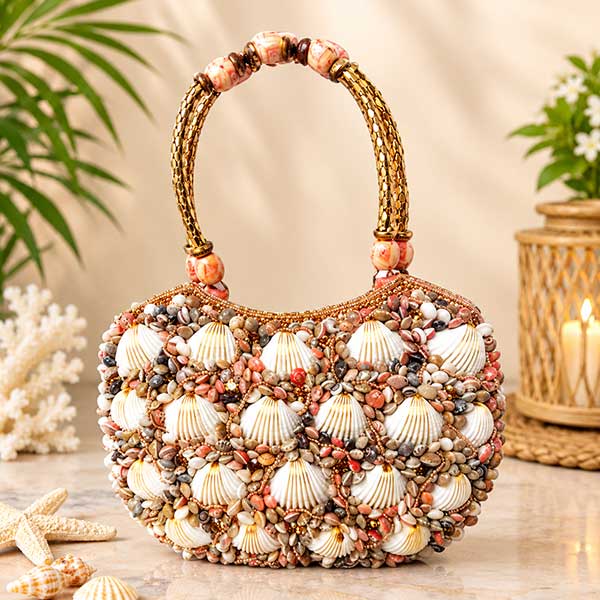 Seashell Mosaic Handbag