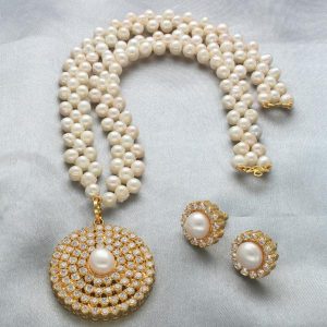 Eeshani One Line Pearl Necklace for Mother