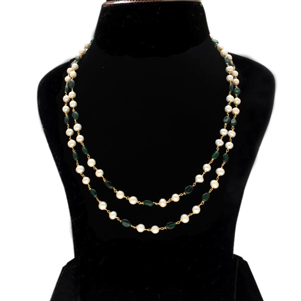 Lipika 2 Lines Pearl Necklace for Mother
