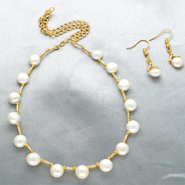 Ladli 1 Line Pearl Necklace for Mother