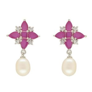 Prisha Pearl Earrings for Mother