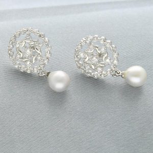 Yashvi Pearl Earrings for Mother