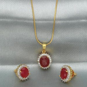 Eeshika Pendant Set with Chain for Mother