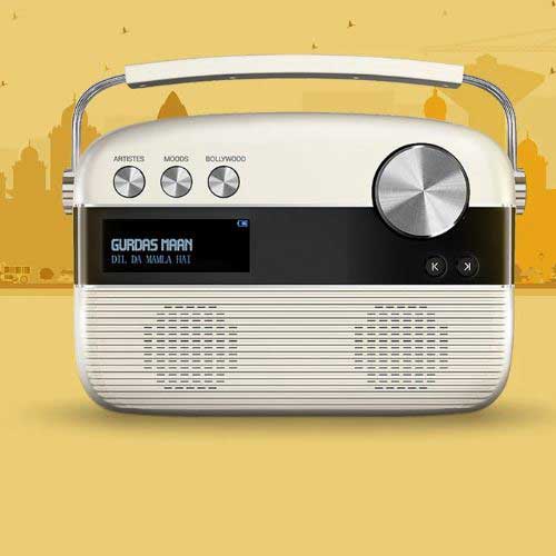 Saregama Carvaan Punjabi Porcelain White