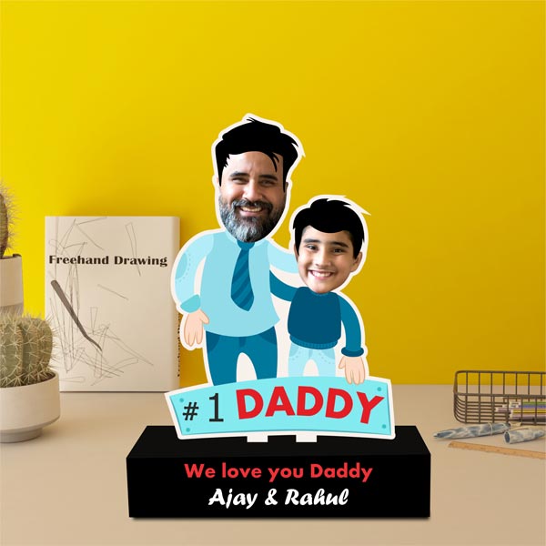 Dad’s Carbon Copy – Father’s day gift caricature