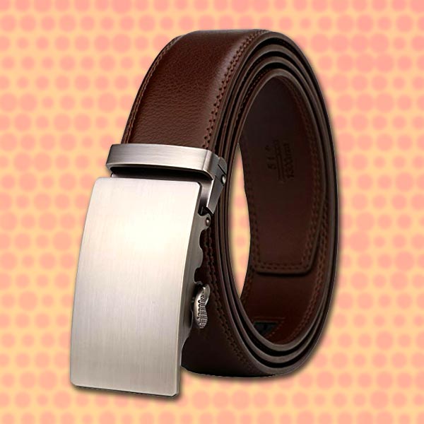 Brown Belt with Lock Buckle