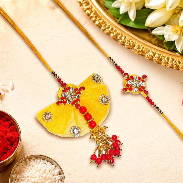 Bright and Beautiful Bhaiya Bhabhi Rakhi