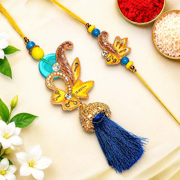 Anique Zardoshi Designer Rakhi Pair